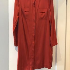 Stills 100% silk shirt dress— size 6